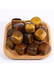 Piedra Ojo de Tigre de 18-20mm 2-3 Piedra Cristal Mineral Espécimen Pulido Curado Equilibrio Energético - Product Image 2