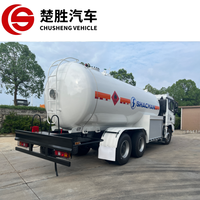 Nouveau camion-citerne GPL Shacman 6x4 15/20 m³ avec débitmètre, 150-250 CV, transmission manuelle, diesel écologique
