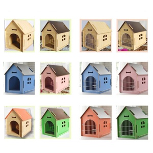 Caseta de Madera para Mascotas, para Interiores y Exteriores, con Puerta de Metal, Venta al Por Mayor - Product Image 3