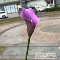 Fabrieks prijs grote maat handgemaakte Europese stijl Calla Lelie Real Touch voor tafeldecoratie witte bruiloft bloemstuk