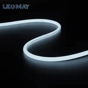 LEOMAY Fábrica Atacado Smd 2835 DC24V Tubo de tira de silicone LED Flex 360 corda Luz de néon inteligente para decoração de parede