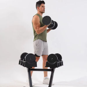 Haltère réglable en fonte avec logo personnalisé 1.5kg 90lb 80 Lbs 24kg 52,5 lb 36kg pour l'entraînement à l'haltérophilie - Product Image 2