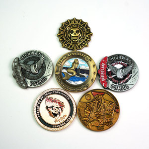 China Kunshan Factory Direct Wholesale Custom Antique Gold Plated Metal Badges 3d Rotating Spin Challenge <strong>Coins</strong> - Product Image 4