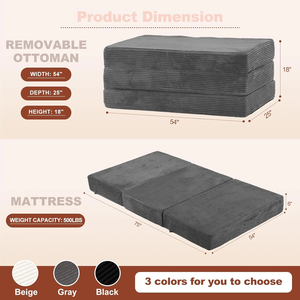 Matelas de <span class=keywords><strong>camping</strong></span> pliable à prix d'usine - Tapis de couchage en mousse souple pour la randonnée en plein air - Product Image 2