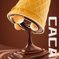 Cornet de crème glacée au chocolat au cacao Crunch, collation idéale en vrac pour les boîtes à lunch à l'école et au bureau, 76g