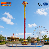 Manège Drop Tower de conception nouvelle, équipement de parc d'attractions, tour rotative, vente directe d'usine en Chine