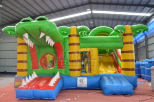 Castillo Inflable de Cocodrilo, Casa de Brinco Inflable Comercial, Equipo de Juegos Inflable para Niños, <span class=keywords><strong>Alquiler</strong></span> para Fiestas - Product Image 2