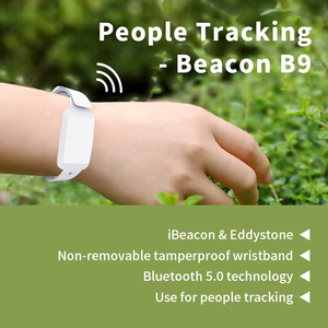 สร้อยข้อมือแจ้งเตือนแบบไร้สาย Minew B9 BLE พร้อม iBeacon ที่เหมาะสม - Product Image 4