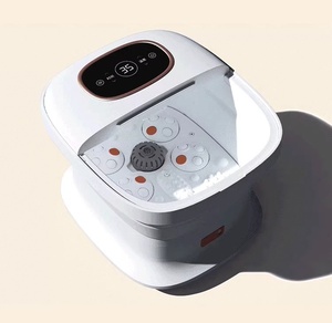 Masajeador de pies plegable portátil con pantalla táctil, calentamiento para promover la circulación sanguínea y aliviar el estrés con rodillo automático - Product Image 6