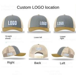 High Quality Custom Logo 6 Panel Mesh Sports Golf Snapback Caps Baseball Caps Blank Trucker <b>Hats</b> - Product Image 4