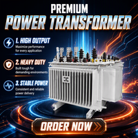 Transformateur triphasé immergé dans l'huile haute tension 50Hz, 35kV à 480V, haute stabilité, grande capacité, pour applications minières et métallurgiques