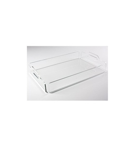 Fabuleux Design acrylique plateau de service alimentaire marbre noir doublure blanche plateau acrylique grande qualité plateau acrylique au prix le plus bas - Product Image 5