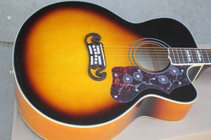 กีตาร์โปร่ง Flyoung Sunburst 43 นิ้ว รุ่น SJ200 ทรงคัทอะเวย์ - Product Image 2