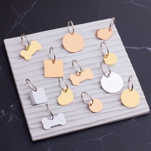 Bán Buôn Nhà Máy Trống Thép Không Gỉ Pet Id Tags Tùy Chỉnh Kim Loại Thẻ <span class=keywords><strong>Laser</strong></span> - Product Image 1