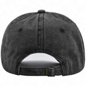 Gorras de Béisbol Lisas al por Mayor, sin Estructura, con Logotipo Bordado en 3D Personalizado, 6 Paneles, de Algodón Lavado, Deportivas, Unisex, Ajustables, con Hebilla Metálica - Product Image 5