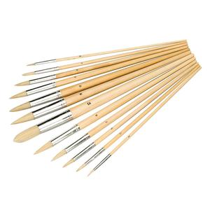 Silverline Set de pinceaux pour artistes, 12pce, pointes pointues - Product Image 1