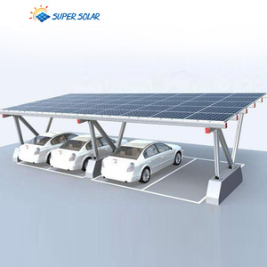 Abri de voiture pour <span class=keywords><strong>3</strong></span> <span class=keywords><strong>voitures</strong></span>, système d'abri de voiture <span class=keywords><strong>solaire</strong></span> imperméable pour l'extérieur - Product Image 3