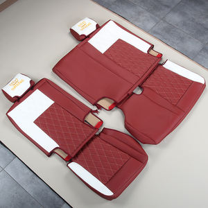 Housse de siège de voiture en cuir Nappa au design brodé et écologique adaptée à <span class=keywords><strong>Cadillac</strong></span> ESCALADE 2007-2025 - Product Image 4
