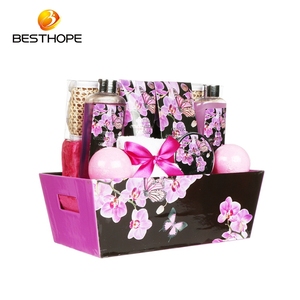 Nettoyant pour le corps et le bain pour femmes coffret cadeau <span class=keywords><strong>spa</strong></span> vente en gros conception de sac à poignée en PVC pour les promotions et les cadeaux - Product Image 3