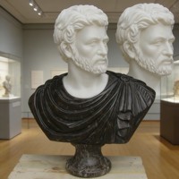 アンティーク大理石胸像、大理石彫刻胸像、有名な男性大理石胸像彫刻