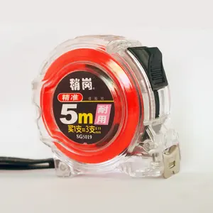 steel measuring tape excellent quality 25mm width 10m/33feet Tempered crystal case Tape Measure