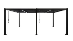 고품질 방수 루버 지붕 시스템을 갖춘 조절식 바이오클리마틱 루버 퍼걸러, 야외 알루미늄 정원 파티오 퍼걸러 - Product Image 3