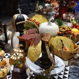 Mini Ramilletes de Calabaza, Hojas de Arce y Bayas Artificiales para Decoración de Otoño, Halloween y Acción de Gracias - Product Image 5
