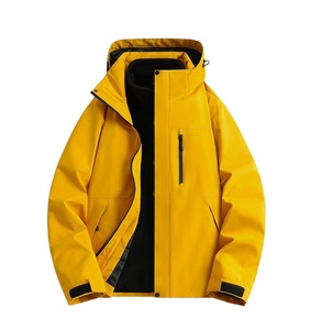 <span class=keywords><strong>Veste</strong></span> coupe-vent imperméable pour homme et femme avec col montant, logo personnalisé OEM ODM disponible pour l'hiver et les activités de plein air - Product Image 1