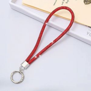 Glitter Stock Plush Phone Holder <b>Keychain</b> Simple Pendant Colorful Hanging Ornaments - Product Image 4