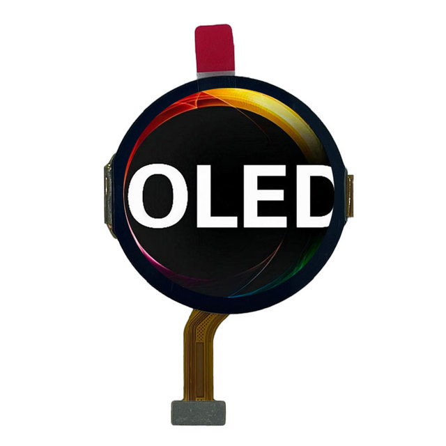 1.45'' AMOLED OLED Display with On-Cell Touch MIPI/QSPI Interface for E-Paper Products Circular OLED Screen Modules