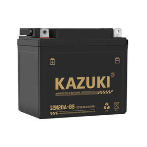 <span class=keywords><strong>KAZUKI</strong></span> prix d'usine vente en gros de haute qualité 12N28A batterie de démarrage de moto au plomb chargée à sec - Product Image 2