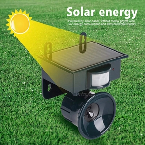 Repelente Ultrasónico de Animales con Energía Solar para Pájaros, Ciervos, Gatos y Perros, para Prevenir la Presencia de Animales Salvajes por la Noche - Product Image 6