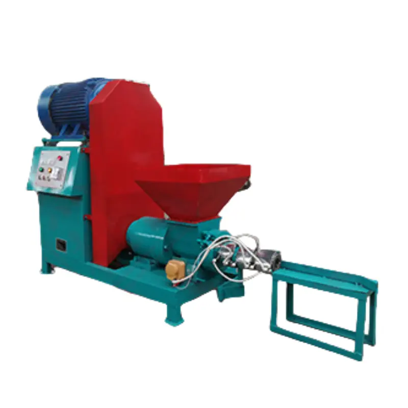 Mechanism biomass coal charcoal briquette making machine with carbonization furnace