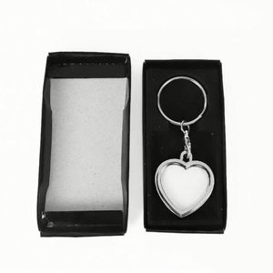 Hot Sale Custom Shape Sublimation Keyrings Customized Blank Metal Heart Transfer Printing Keyholder DIY Keychains - Product Image 6