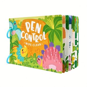 8 Libros Sensoriales Personalizados con Actividades de Aprendizaje, Rompecabezas, Juego de Empalmar, Juguete Educativo para Niños, Libros de Actividades de Madera con Cinta Mágica - Product Image 1