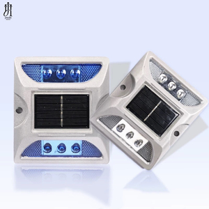 Luz de <span class=keywords><strong>Calle</strong></span> Solar de Acero IP68, Alta Intensidad, Reflectante Prismática, Montaje en Suelo, <span class=keywords><strong>Baliza</strong></span> de Tráfico, Luz Estroboscópica de Advertencia de Seguridad Vial - Product Image 5