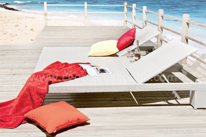 Sol, playa de mimbre de <span class=keywords><strong>tumbona</strong></span> de playa <span class=keywords><strong>tumbona</strong></span> <span class=keywords><strong>con</strong></span> <span class=keywords><strong>ruedas</strong></span> de sol paraguas Chaise Lounge de aluminio - Product Image 3