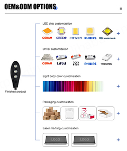 Ventas directas de fábrica Qili de lámpara de calle LED Ip65 impermeable de alta calidad 50W 100W 150W 200W 250W - Product Image 6