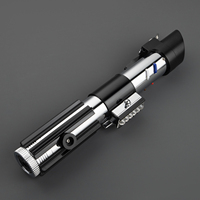 Sabre laser Star Wars Sith Vader en métal, lourd, pour duels, avec effets RGB Force FX Pixel et contrôle de mouvement, jouet pour cosplay adulte