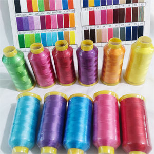 108D 120D 5000M, stock listo para la fábrica, hilo <span class=keywords><strong>de</strong></span> seda bordado, técnica alta, máquina <span class=keywords><strong>de</strong></span> ordenador, costura, bordado azul, <span class=keywords><strong>punto</strong></span> <span class=keywords><strong>de</strong></span> <span class=keywords><strong>cruz</strong></span> - Product Image 6