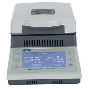 Halojen nem analiz cihazı laboratuvar nem okunabilirliği tarım ilacı için 0.01% doğruluk 1mg X 120g dokunmatik ekran testi - Product Image 2