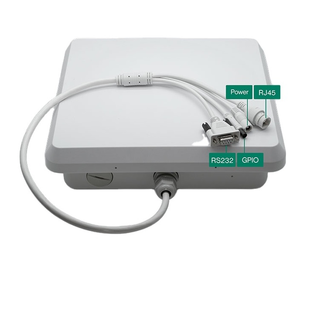 Handheld UHF RFID Integrated Reader with 9dbi Passive Long Range Antenna Android Operated Warehouse Inventory Management System