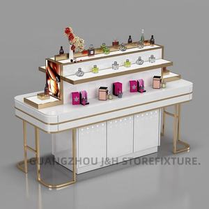 Vente en gros de présentoirs pour parfums et cosmétiques présentoirs populaires armoire à cosmétiques présentoir en métal pour cosmétiques étagères d'affichage - Product Image 4