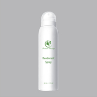 Label privé spray déodorant à séchage instantané pour les taches soins corporels naturels longue durée spray déodorant végétalien