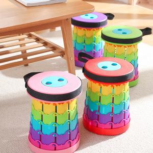 <span class=keywords><strong>Tabouret</strong></span> pliable personnalisé, petit siège portable, chaise de camping colorée, <span class=keywords><strong>tabouret</strong></span> télescopique en plastique pour enfants - Product Image 1