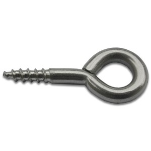 Occhiello a vite in acciaio inossidabile 23x100mm per mobili 6mm Hardware - Product Image 1