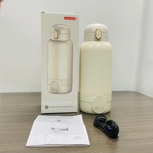 Chauffe-biberon portable 500 ml à succès, chauffe rapidement, recharge USB, bouilloire électrique en acier inoxydable 316, sans fil - Product Image 6