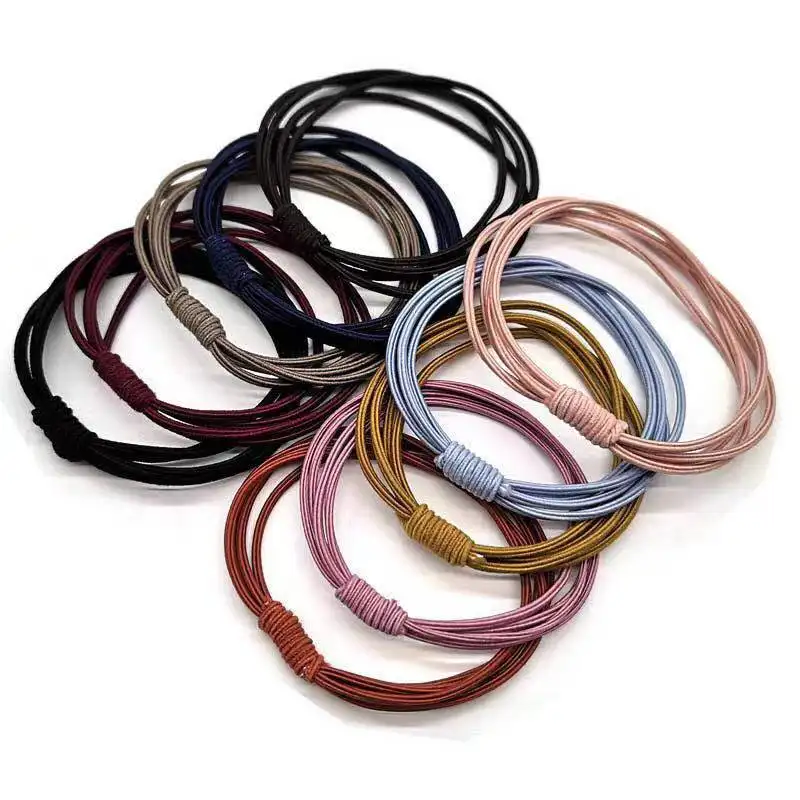 Hair Rubber Bands Ropes Hair Elastic Bracelet Ponytail Holder Korean Hair Accessories For Women And Girls