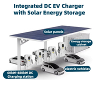 YIXINDIAN Pengisi Daya EV Off-Grid Tenaga Surya All-in-One Cerdas dan Cepat DC 30kW 120kW 160kW Power Bank CCS GBT CHAdeMO LCD
