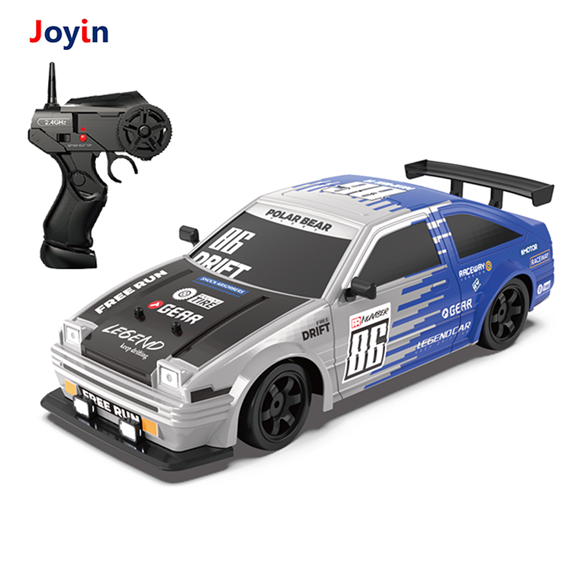 2.4 GhzRCドリフトカースープラ1:16シミュレーションスモーク